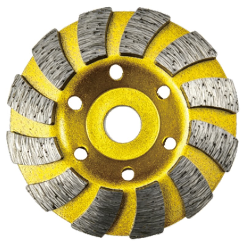 Double Row Cup Wheel — Gold Segment Wide — JOY-DR-11