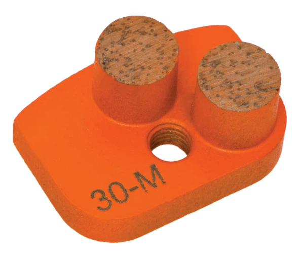 30-M medium diamond grinding segment, orange base