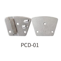 PCD grinding pad for scraping coatings